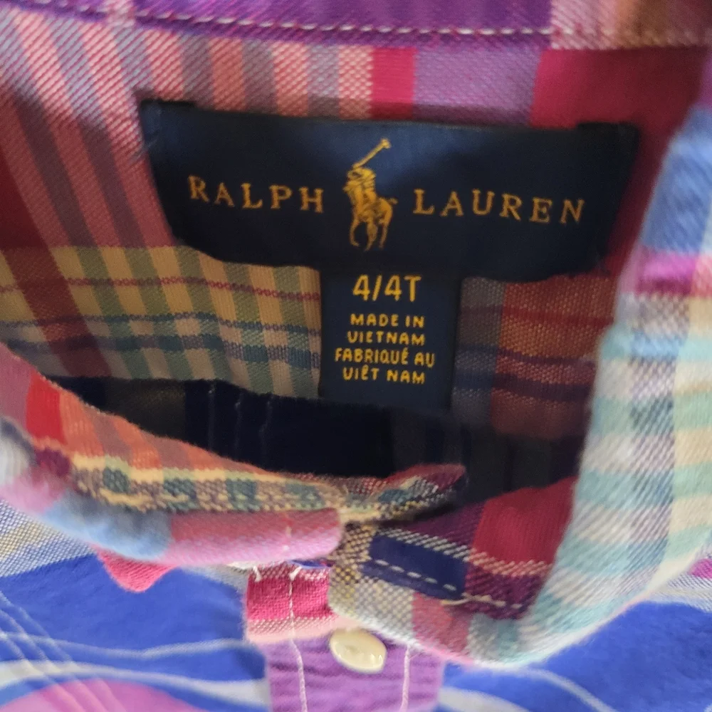Ralph Lauren Blue and Purple Button Down Shirts